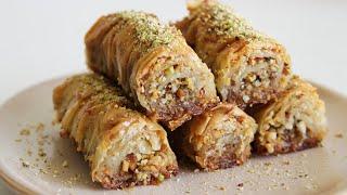 Easy Rolled Baklava Recipe