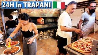 24 Hours Of Italian Food in TRAPANI, Sicily | Seafood Paradise & Incredible Local Pizza