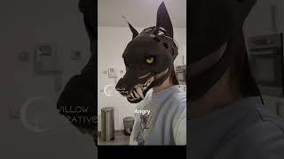 Making-of animatronic wolf mask