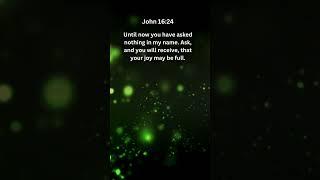 Journey of faith and spiritual growth | John 16:24 Daily Bible Verse