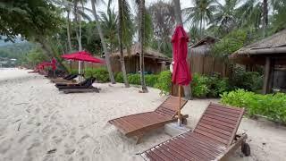 #Thailand #Phangan Thong Nai Pan Beach  | from South to North | walking on the beach .