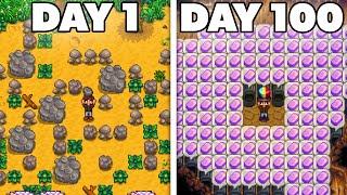 I Played 100 Days of Stardew Valley as a Miner