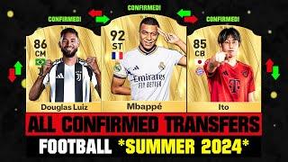 ALL CONFIRMED TRANSFERS NEWS SUMMER 2024 - Football!  ft Mbappe, Douglas Luiz, Ito… etc