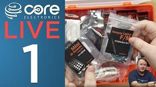 Core Electronics Live [1] Ultimaker Guides, DIY YouTube Notifier, Raspberry Pi Smart Mirror ++more