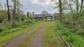 exploring the abandoned cemetery of calderstones asylum in Lancashire .