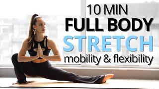 10 MIN FULL BODY STRETCHING | 21 Day Mobility and Flexibility Challenge | Daniela Suarez