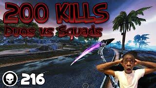 200 KILLS in TWO GAMES!! INSANE Duos vs Squads gameplay w/ ChxfFPS in Blood Strike