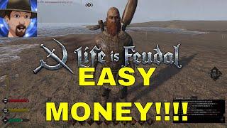 HOW TO MAKE EASY MONEY- MATERIAL PREP LEVEL 30- LIFE IS FEUDAL MMO #20