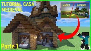 ¡Cómo construir una CASA en MINECRAFT! / TUTORIAL + DESCARGA #minecrafttutorial #minecrafthouse