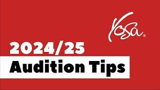 YOSA Audition Tips