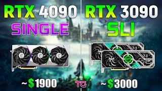 RTX 3090 SLI vs RTX 4090 - Test in 4K