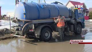 Вакуумки работают в Искитиме до глубокой ночи, город наполняется водой