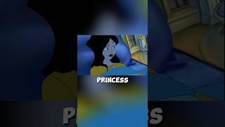 The queen examined whether the girl was a princess.