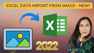 How to Import Data from a Picture in Excel 2024