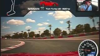 Nissan GT R, First five laps on this track, Tim Sharp