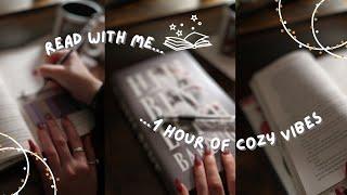 read with me! | 1 hour with rain and piano music