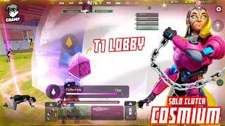 Solo Cosmium Clutch in T1 Lobby with 0 Kills || Indus Battle Royale Tournament Gameplay