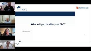 BP Academy Webinar Recording:  What will you do after your PhD?