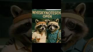 そろそろ父のだ！AMLOST FATHER’S DAY!!  Let your dad hit his own balls!  #funny #raccoon #comedy #whisky