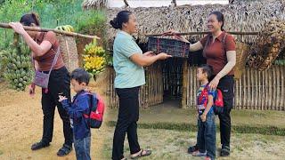 Harvest Bananas To Sell At The Market And Visit His Sister In Difficult Circumstances