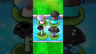 Doom Fumes Wake Up Sleeping Mushrooms  Plants vs Zombies #shorts #pvzmods #pvz