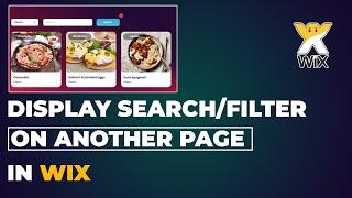 WIX Tutorial | Display Search/Filter Results on Another Page | 2024! | Wix Ideas