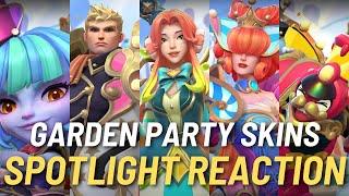 Reacting To The Garden Party Skins Spotlights! | Wild Rift