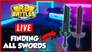 FINDING ALL SWORDS IN ROBLOX + FREE RBX GIVEAWAY TO SUBS