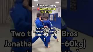 Two the Yang Bros worked together for the final   Jacob Yang  Jonathan Yang #judo #jiujitsu