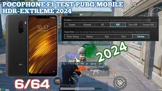 Poco F1 Test PUBG Mobile HDR Extreme 60FPS 2024