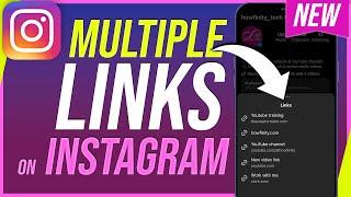 How to Add Multiple Links on Instagram - NEW UPDATE