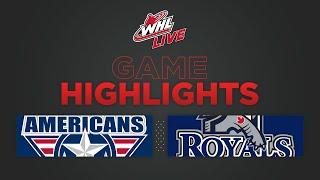 WHL Highlights: Americans (6) at Royals (7) SO - December 16, 2022