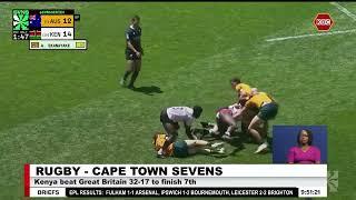 Cape Town Sevens: Kenya beat Great Britain 32-17 to finish 7th