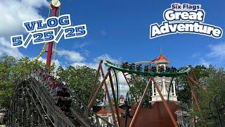 Memorial Day Weekend at Great Adventure || Great Adventure VLOG 5/25/25 || Let the Rivers Run