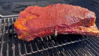 Smoked Beef Ribs aka Brisket on a bone