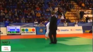 European Judo Open Men & Women Minsk 2013 o100kg METREVELI Nodar (GEO) - SCHERRENBERG (NED)