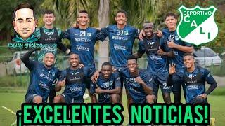 ¡LAS BUENAS NOTICIAS SIGUEN PARA EL CALI! Guzmán Corujo listo para jugar con Deportivo Cali.