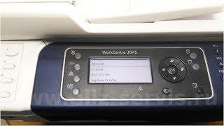 Сброс счетчика Xerox 3045 (ошибка 191-310) Counter reset Xerox 3045 (error 191-310)