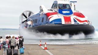 Riding Fastest Passenger Hovercraft to British Island