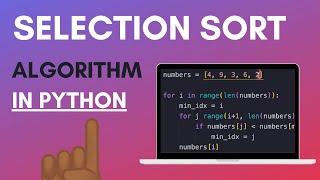 Selection Sort | Python | Algorithms Tutorial