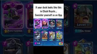 Midladder deck️ in clash royale  #clashroyaleshorts #clashroyalememes #clashroyale #memes