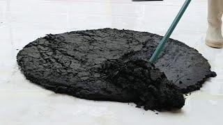 Incredible video of reviving a dirty long pile carpet. Professional carpet cleaning methods! ASMR