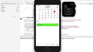 How to run both iPhone and Apple Watch simulators on Xcode 9