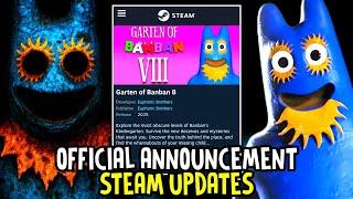 GARTEN OF BANBAN 8 - FINALLY NEW OFFICIAL ANNOUNCEMENTS by DEVELOPERS and NEW UPDATES on STEAM 