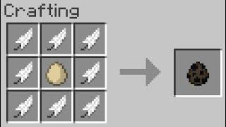 КАК СКРАФТИТЬ ЯЙЦО ПРИЗЫВА МОБА В МАЙНКРАФТ