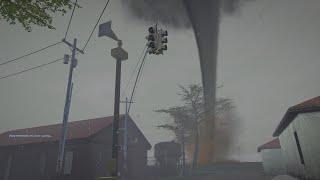 Tornadoes Against Realistic Town - Garry's Mod Tornado Challenge 27