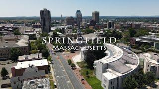 Springfield, Massachusetts - [4K] Drone Tour