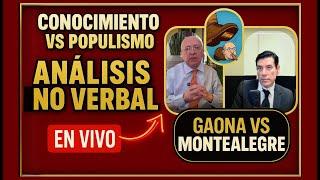 Gaona - Montealegre: ANÁLISIS NO VERBAL del VIRAL debate que revela la verdad. Junto a un experto.