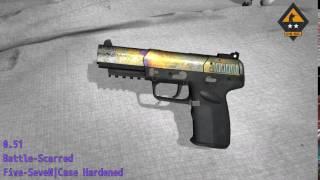 Five-SeveN Case Hardened - Skin Wear Preview