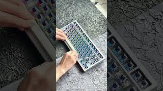 PMO WAVE75 Aluminum Pile Mechanical Keyboard typing sound#keyboard #desksetup #wave75